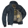 Cockpit USA Men's USN Fighter Weapons Nylon Flight Jacket - Navy Front