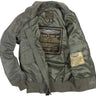 Cockpit USA Mens USN Fighter Weapons Nylon Flight Jacket - Sage - Legendary USA