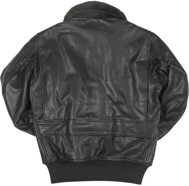 Cockpit USA Mens USN Submariner G-1 Leather Flight Jacket (Black) - Legendary USA