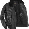 Cockpit USA Mens USN Submariner G-1 Leather Flight Jacket (Black) - Legendary USA