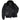 Open front view of Cockpit USA Men's Submariner G-1 Jacket in black showing interior lining and tags