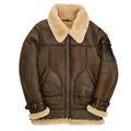 Cockpit USA Mens Super Fortress Sheepskin Bomber Jacket