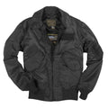 Cockpit USA Men's USN Fighter Weapons Nylon Flight Jacket - Black