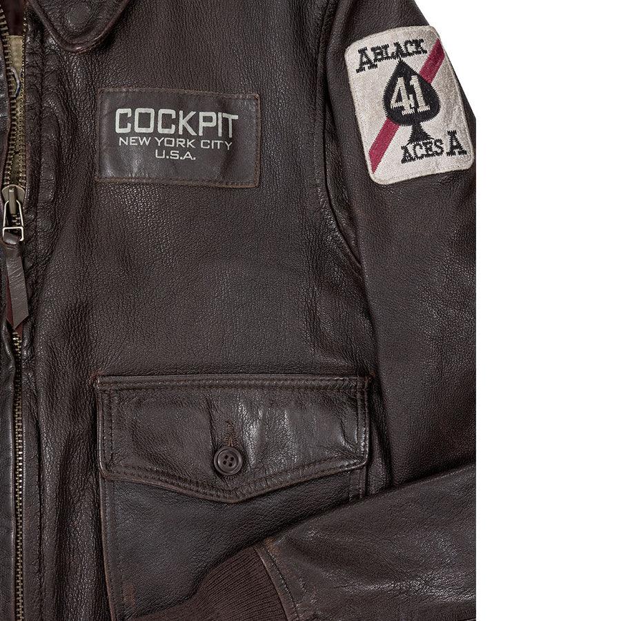 Cockpit USA USS Forrestal Carrier Pilot's Vietnam Flight Jacket - Legendary USA