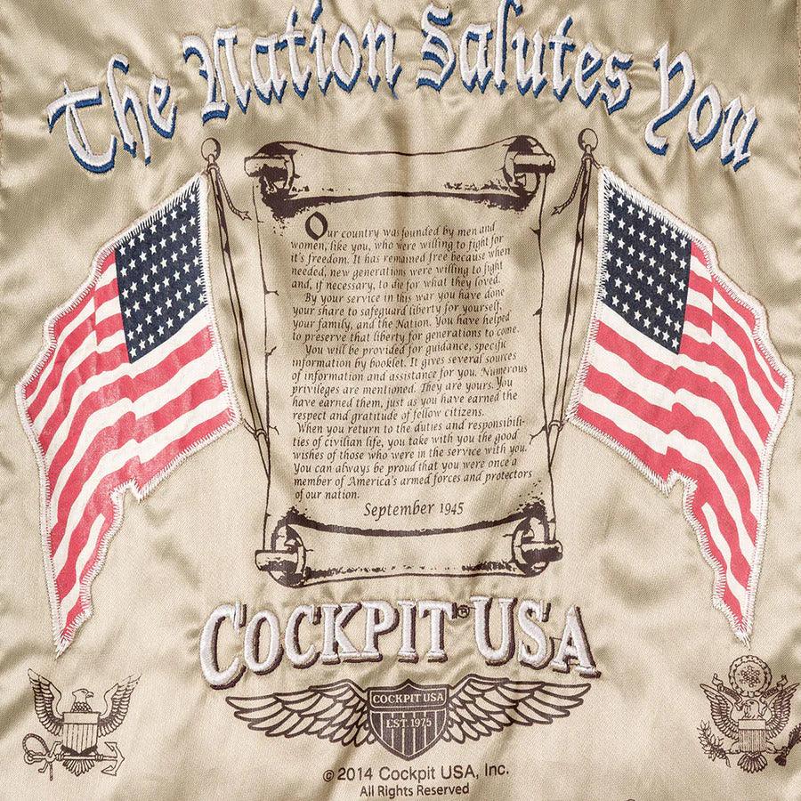 Cockpit USA USS Forrestal Carrier Pilot's Vietnam Flight Jacket - Legendary USA