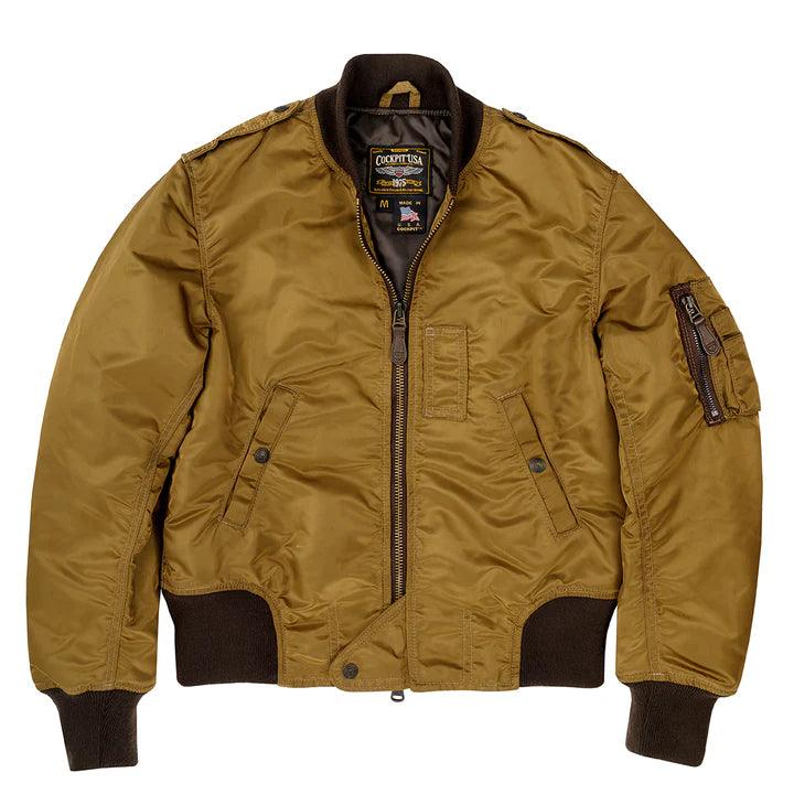 Cockpit USA Women's The Jenny MA-1 Nylon Flight jacket - Legendary USA