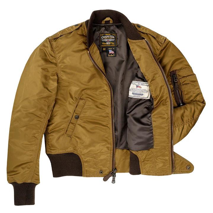 Cockpit USA Women's The Jenny MA-1 Nylon Flight jacket - Legendary USA