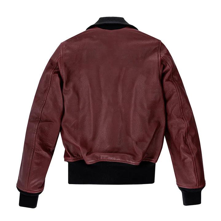 Cockpit USA Womens Amelia Jacket in Burgundy - Legendary USA