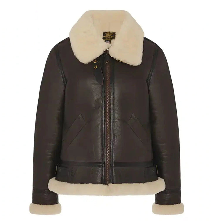 Cockpit USA Womens B-3 Sheepskin Bomber Jacket