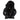 Cockpit USA Women’s Hooded B-3 Bomber Jacket in black, unzipped front showing interior lining
