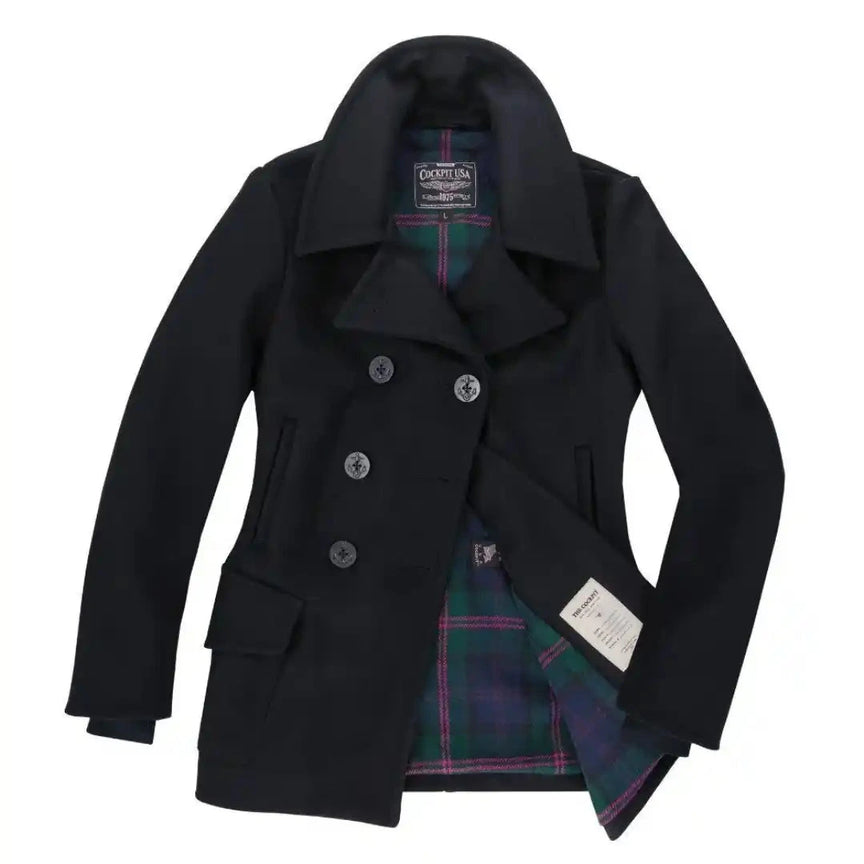 Cockpit USA Women's Navy Peacoat