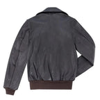 Back view of the Women's 21st Century A-2 Jacket in full-grain leather., made in USA