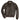 Cockpit USA Women's WASP A-2 Flight Jacket in brown lambskin shown from the front made in USA