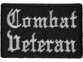 Combat Veteran Patch In Old English