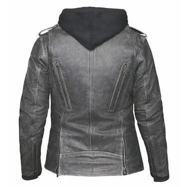 Stella - Ladies 3-in-1 Leather Jacket by Derringer Leather