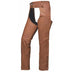 Primary view of women's lambskin leather chaps, shown on plain studio background