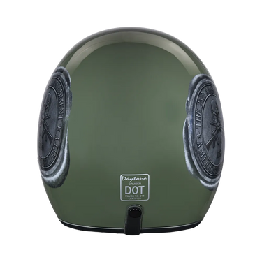 Daytona Cruiser Open Face Motorcycle Helmet Visor & Graphics 2nd Amendment Seal, a cruiser - graphics — view 4 of 10