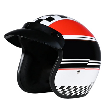 Daytona Cruiser Open Face Motorcycle Helmet Visor & Graphics w/ Daytona Classic, a cruiser - graphics — view 2 of 10