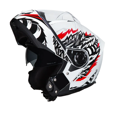 Daytona Glide Modular Motorcycle Helmet Bluetooth Ready, Dual Visor Phoenix, a glide - graphics — view 2 of 12