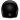 Daytona Retro Full Face Motorcycle Helmet: Vintage Style Hi-Gloss Black w/ Chrome in black — view 4 of 10
