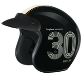 Daytona Cruiser Open Face Motorcycle Helmet - Visor & Graphics - Daytona 30th | DOT Approved