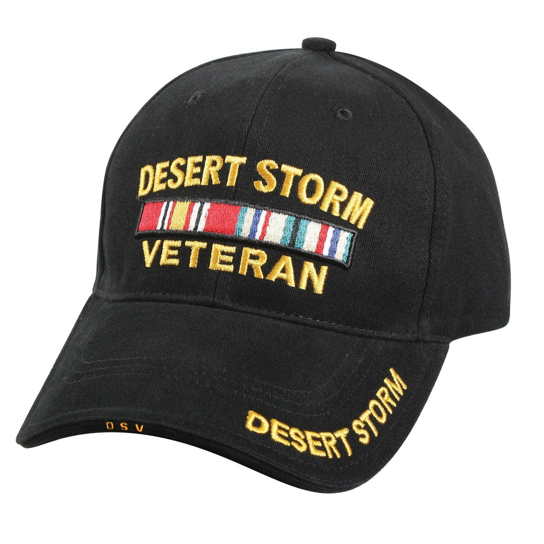 Deluxe Low Profile Cap -Desert Storm Vet by Rothco - Legendary USA