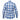 Derringer Ladies Blue and White Flannel Shirt in white flannel, a ladies flannel — view 2 of 3
