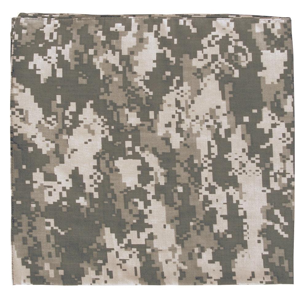 Digital Camo Bandana by Rothco - Available in 6 Colors - Legendary USA