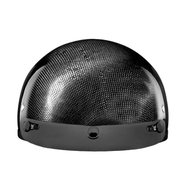 D.O.T. Daytona Skull Cap Grey Carbon Fiber in grey, a daytona skull cap - carbon fiber — view 3 of 10