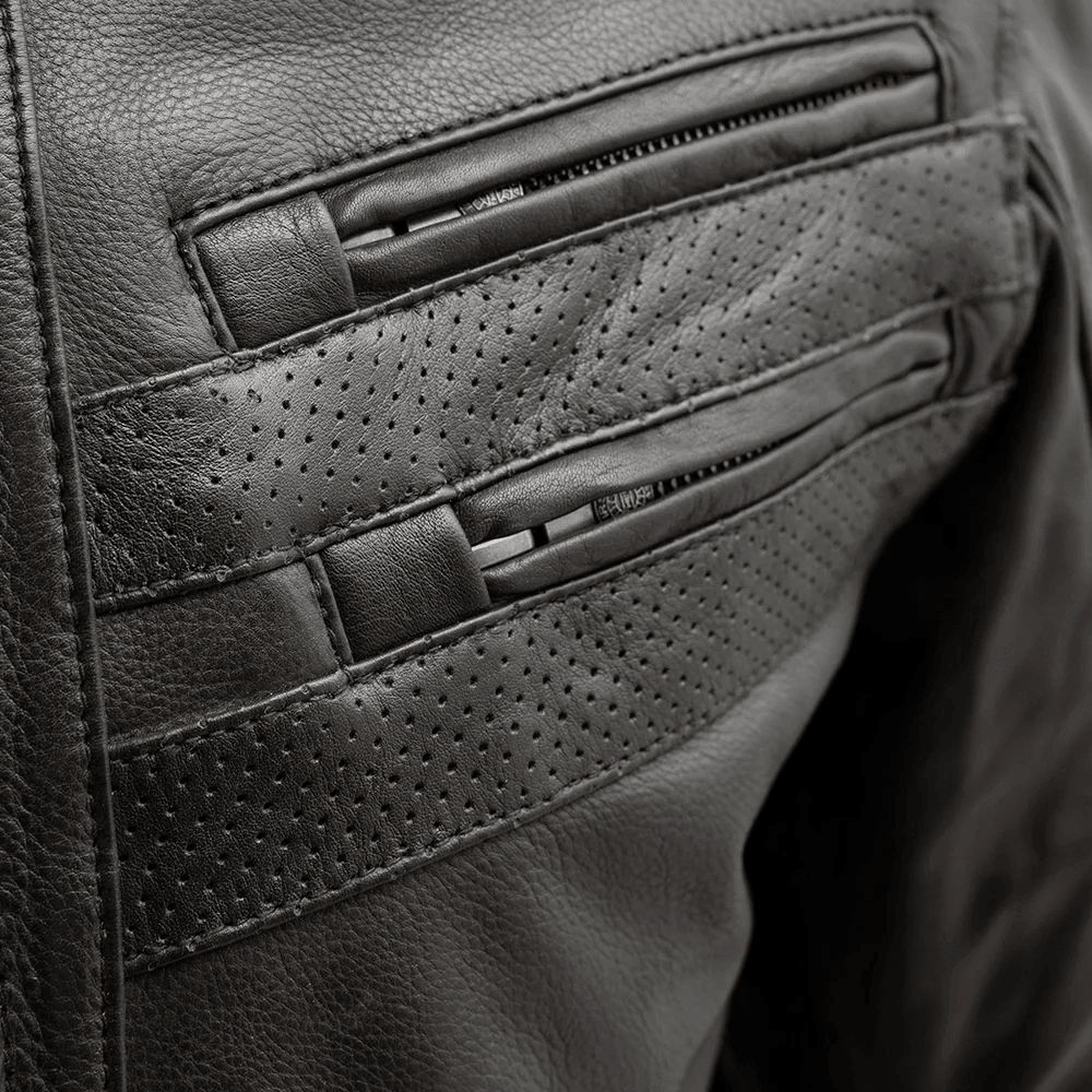 First Mfg BiTurbo - Men's Leather Motorcycle Jacket - Legendary USA