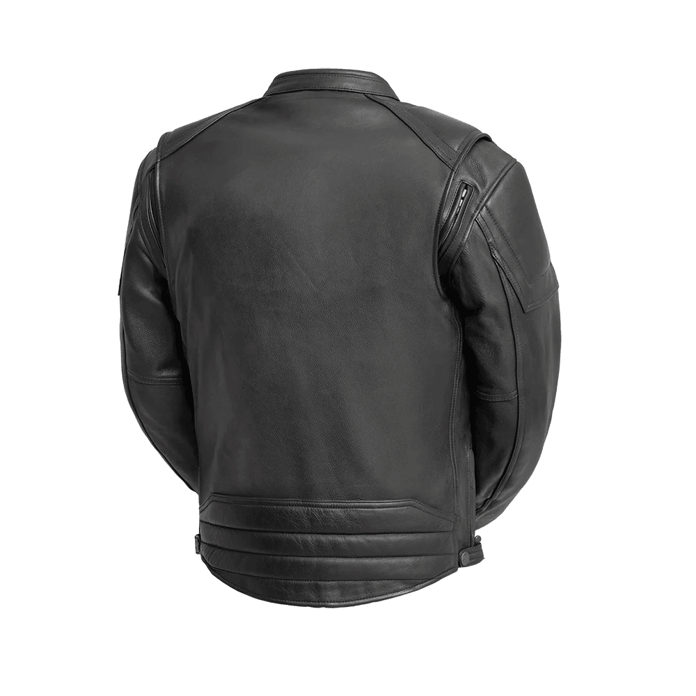 FIrst Mfg Chaos - Men's Leather Motorcycle Jacket - Legendary USA