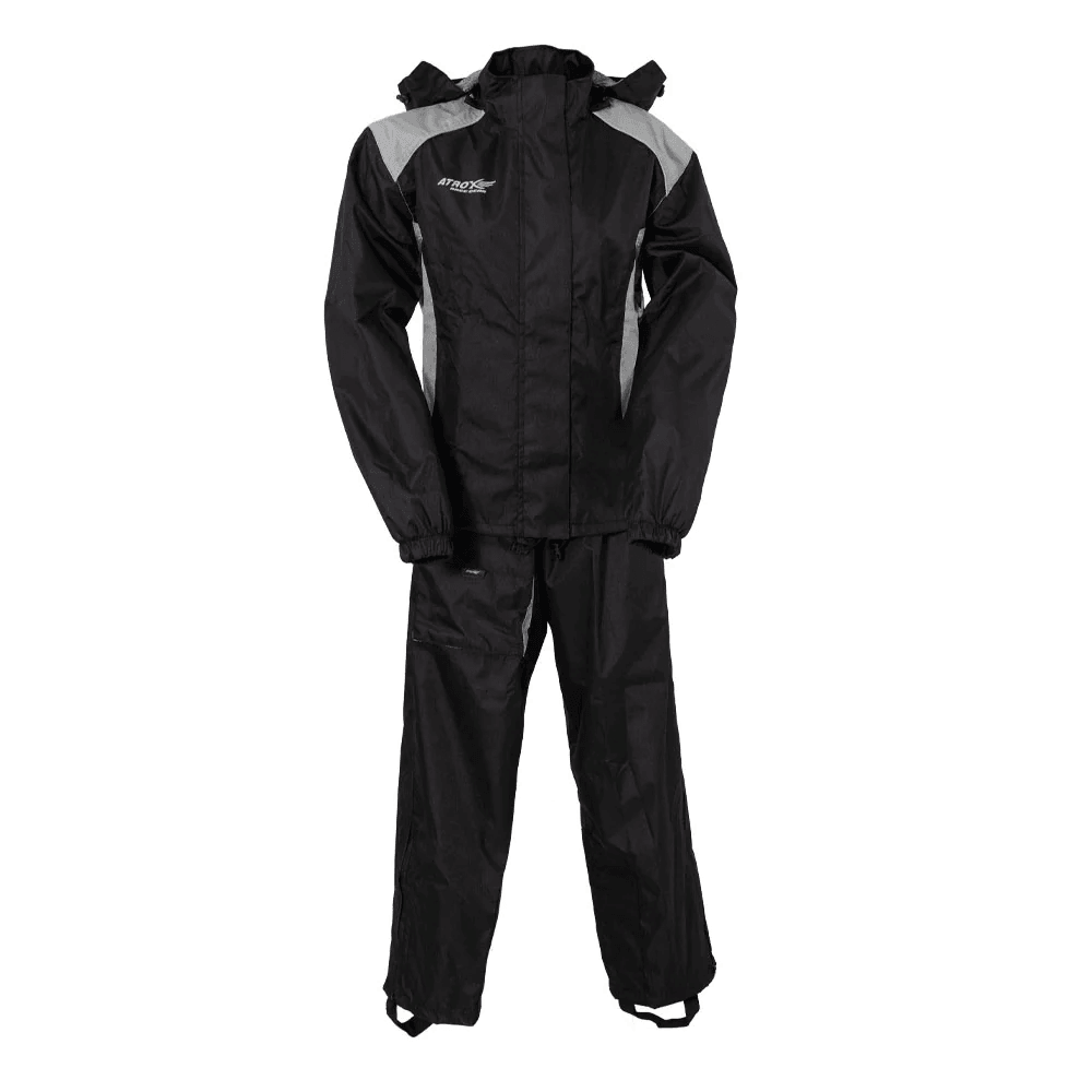 First Mfg Women's Motorcycle Rain Suit - Grey - Legendary USA