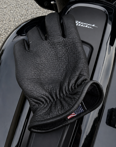 Fleece-Lined Deerskin Gloves