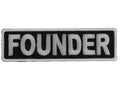 Founder Patch - White