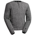 Gator Skin Long Sleeve Cold Weather Base Layer Henley gray front view with button placket