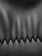 Detail view of the Classic Short Wrist Touchscreen Deerskin Gloves highlighting its features made in USA