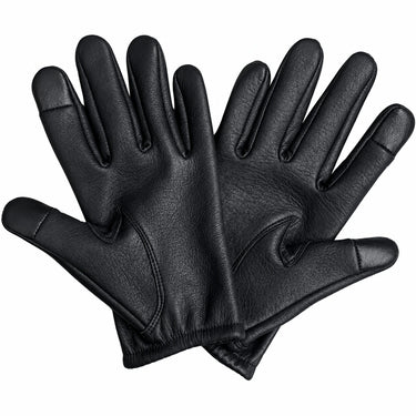 Palm view of the Haymakers Super Welted Deerskin Gloves showing grip and reinforcement made in USA