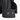 Hillside USA black canvas riding shirt jacket, adjustable snap cuff detail