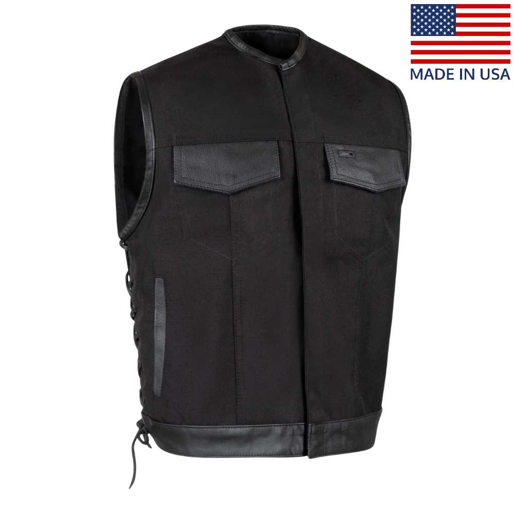 Legendary Black Jack Lightweight Motorcycle Vest