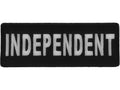 Independent Black White 4 Inch Patch