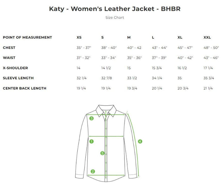 Katy Leather Jacket by First MFG - Legendary USA