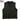 Front view of Legendary Classic NCP Fitted Leather Club Style Motorcycle Vest with clean finish, made in USA
