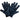 View of glove palms showing leather texture and touchscreen fingertips, Made in USA
