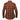Legendary No Life series women’s black and brown flannel shirt back view on white background