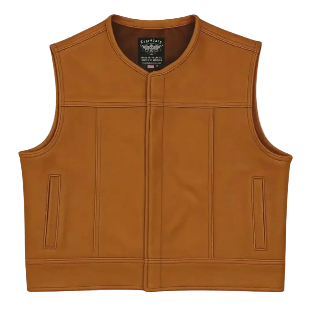 Legendary LowLife NCP American Bison Leather Vest – Legendary USA