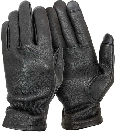 Black Deerskin Classic Touchscreen Gloves | Legendary USA