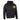 Front of Legendary motorcycle hoodie in black with alternate yellow shield chest logo