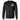Black long sleeve shirt with electric blue Legendary USA shield logo on chest, made in USA