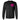 Black long sleeve shirt with hot pink Legendary USA shield logo on chest, made in USA