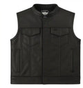 Legendary Outlaw Men's Leather Motorcycle Vest